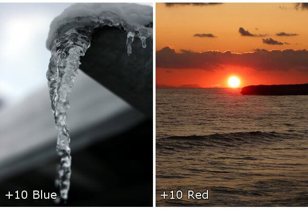 Color balance for enhance a dominant