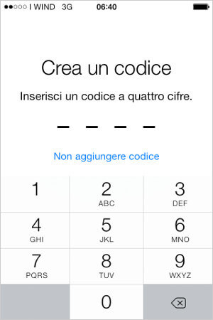 Configurazione codice