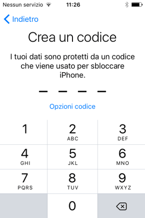 Creare un codice