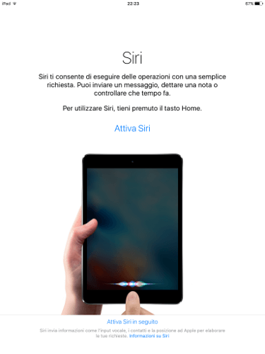 Utilizzare Siri