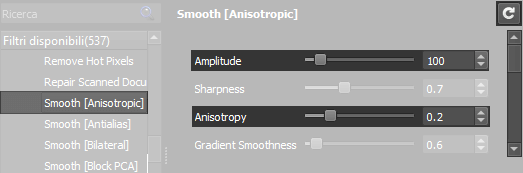 anisotropic settings