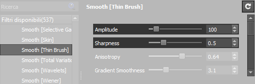 Smooth Thin brush settings
