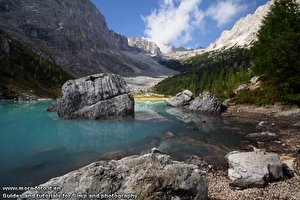 Sorapis Lake, Ampezzo's Dolomites.