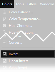 Gimp's invert color