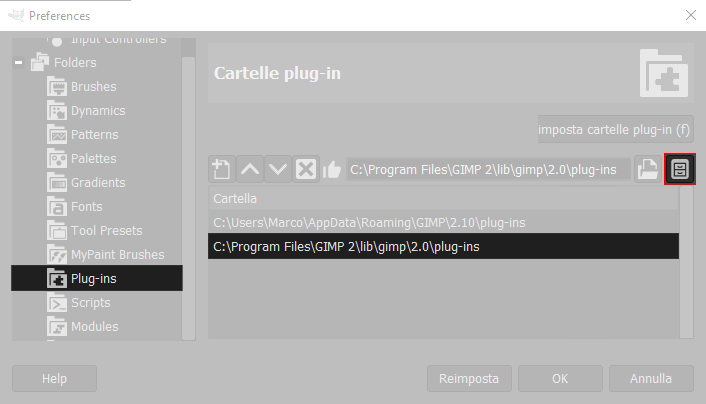 plugin folder