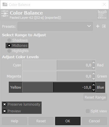 color balance tool