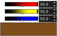 il marrone nei canali RGB