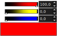 the red in the RGB channels