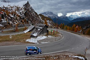 Panoramica del rally in Giau.