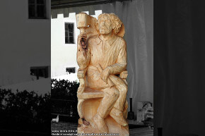 La scultura di Ezio Morini.