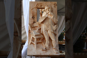 La scultura di Giovanni Bordin.