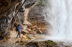 Fotografia alle cascate di Fanes.