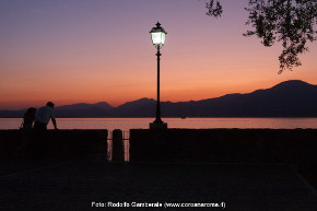 crepuscolo sul Lago di Garda.