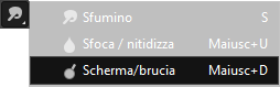 strumento scherma brucia