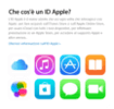 Pagina Apple per creare un nuovo account