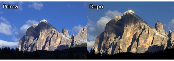 Ritocco con Picasa prima e dopo