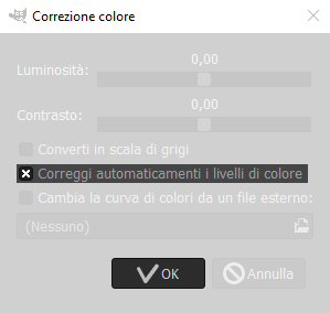 Correzione colore