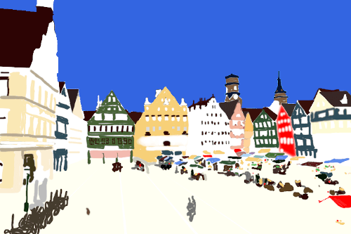 The colors used