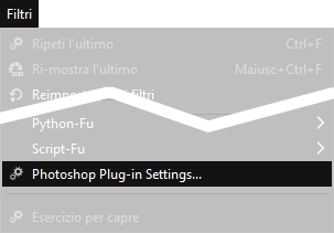 Plug-in di photoshop in gimp