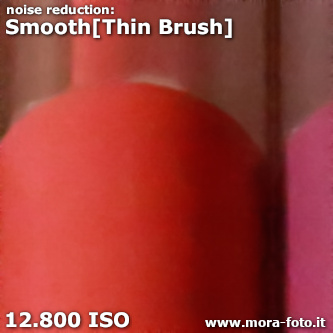 Smooth Thin brush 12,800 ISO